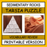 SEDIMENTARY ROCKS Tarsia Puzzle | Print, Cut & Ready to Go