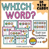 See Pictures and Write Words Task Cards