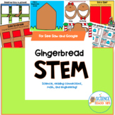 See Saw and Google Slides Digital Gingerbread Man STEM Pack