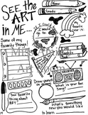 See The ART In ME First Day Worksheet