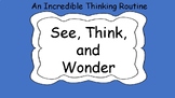 See, Think, and Wonder Routine