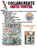 See Ya 6th Grade (Math)! Collaborative Poster End of Year 