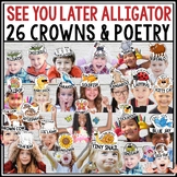 See You Later Alligator Editable Templates Crowns End of Year