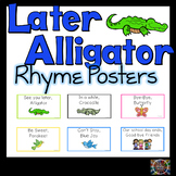 See You Later Alligator Rhyme Posters