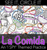 La Comida - Beginner Spanish - An 'I Spy' Themed Worksheet