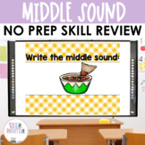 Middle Sounds: Word Work Interactive PowerPoint