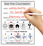 See the Counselor Form for Students: Bilingual (English/Spanish)