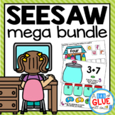 SeeSaw ELA Centers & Math Games | SeeSaw Bundle for PK, Ki