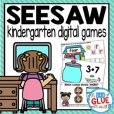 SeeSaw Kindergarten Digital Bundle for SeeSaw Digital Games