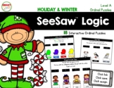 SeeSaw™ Logic Ordinal Puzzles (Holiday and Winter) Level A