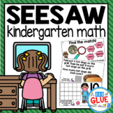 Know It, Show It - SeeSaw Math Activities  KINDERGARTEN Di
