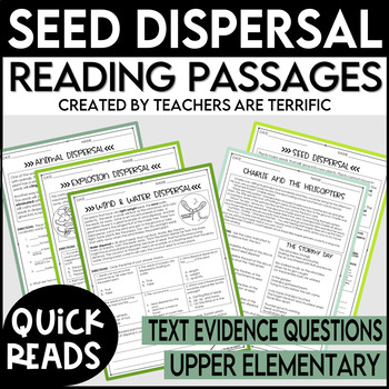 Preview of Seed Dispersal Daily Quick Reads- NO PREP