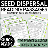 Seed Dispersal Daily Quick Reads- NO PREP