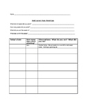 Seed Journal: Observation chart for students germinating seeds