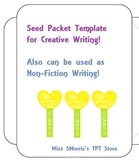 Seed Packet Writing Template