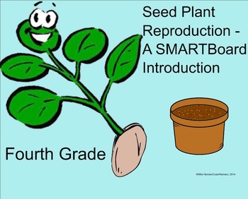Preview of Seed Plant Reproduction - A Fourth Grade SMARTBoard Introduction