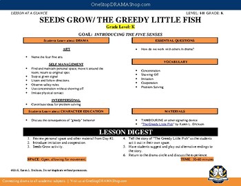 Preview of Seeds Grow/The Greedy Little Fish