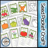 Seeds Packet Craft - Plants - Gardening Craft for Spring &