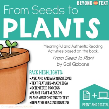 Preview of From Seed to Plant Activities Digital + Print