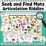 Seek and Find Articulation Mats Printable I Spy Guessing G