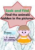 Seek and Find: Find the animals hidden in the pictures.