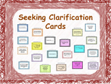 Seeking Clarification Flashcards