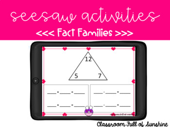 Preview of Seesaw Activities Related Facts|Distance Learning