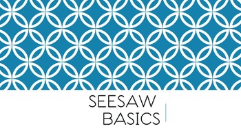 Preview of Seesaw Basics Presentation