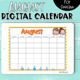 Seesaw Calendar | August Digital Calendar