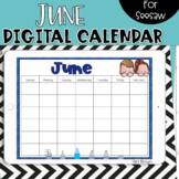 Seesaw Calendar | June Digital Calendar