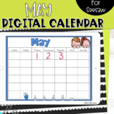Seesaw Calendar | May Digital Calendar