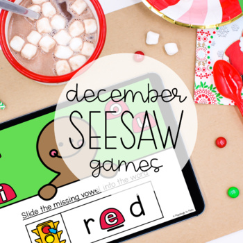 Preview of Seesaw December Centers