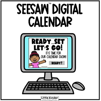 Preview of Seesaw™ Digital 12-Month Calendar  | Distance Learning