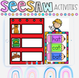 Seesaw CVC Match Up Digital Learning #distancelearning