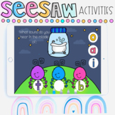 Seesaw Digital Learning Middle Sounds #distancelearning