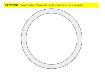 Preview of Seesaw: Favorite Food Drawing