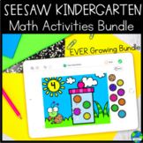 Seesaw Kindergarten Math Activities Mega Bundle (Distance 