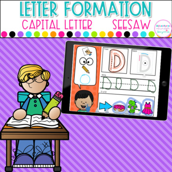 Preview of Seesaw™ Letter Formation | Digital Learning