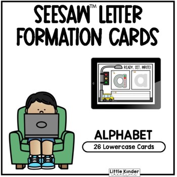 Preview of Seesaw™ Letter Formation Lowercase Activities | Digital Learning