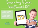 Seesaw Long and Short Vowel "Scratch Off"