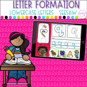Preview of Seesaw™ Lowercase Letter Formation - Digital Writing Practice Games