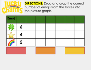 Preview of Seesaw: Lucky Charms Picture Graph