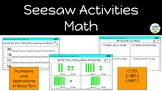 Seesaw Math Activities|Numbers and Operations in Base Ten|
