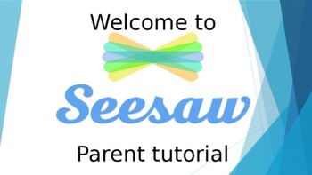 Preview of Seesaw Parent Training Presentation