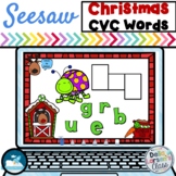 Seesaw Preloaded Christmas Spelling CVC Words