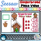 Seesaw Preloaded Gingerbread Place Value Math Center