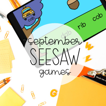Preview of Seesaw September Centers