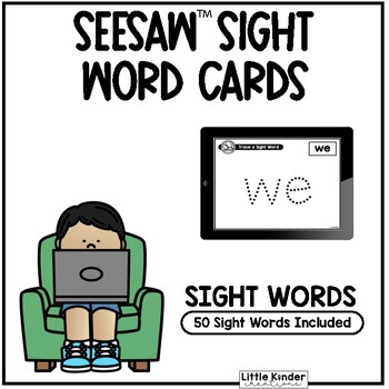 Preview of Seesaw™ Sight Word Activities | Digital Learning