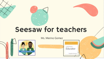 Preview of Seesaw for teachers 