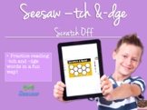 Seesaw -tch & -dge Scratch Off